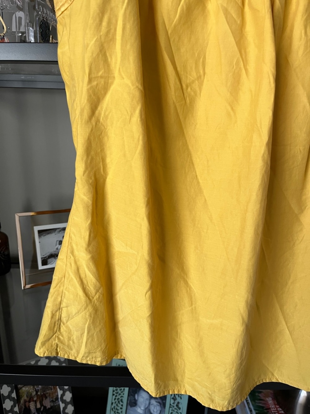 J. Jill Yellow Silk/Cotton Blend Tank - Picture 7 of 14